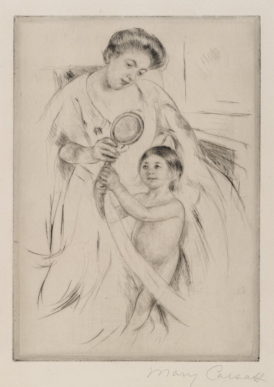 La Glace a Main da Mary Cassatt
