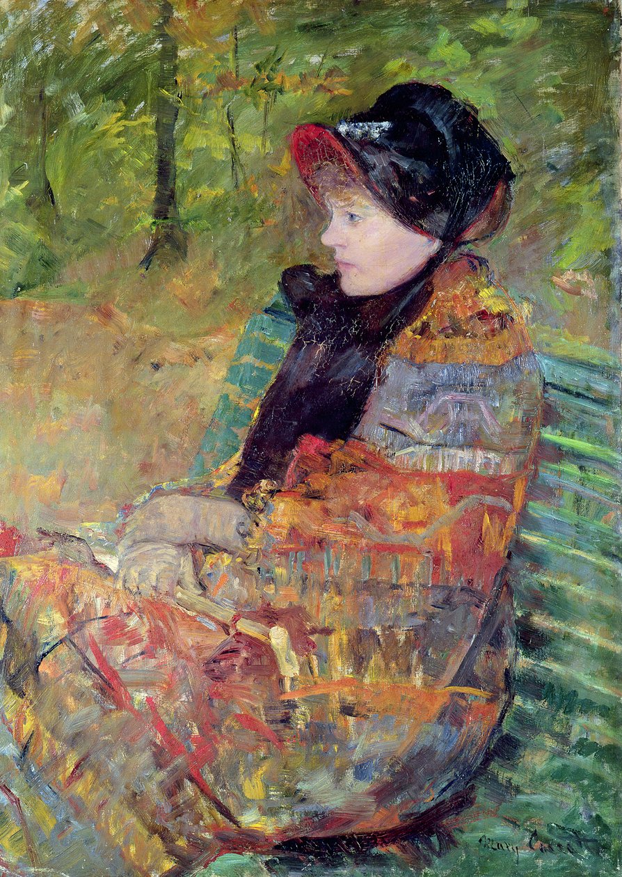 Ritratto di Mlle C. Lydia Cassatt, 1880 da Mary Cassatt