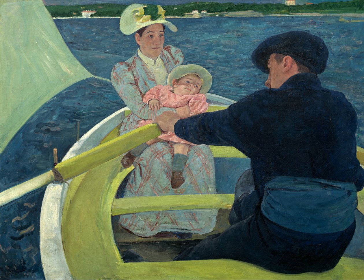 La Gita in Barca da Mary Cassatt