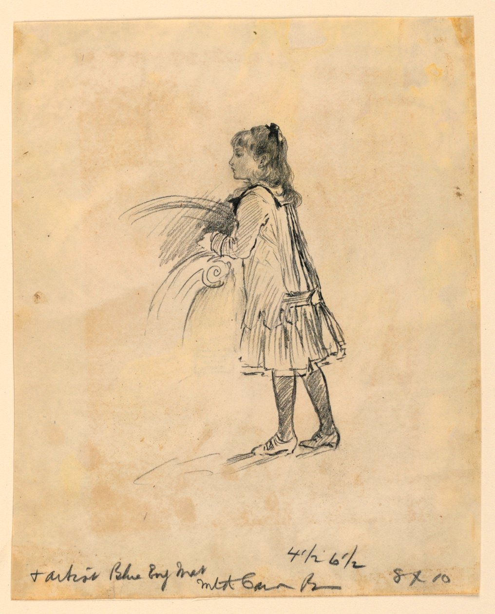 Marian Hague da bambina da Mary A. Hallock Foote
