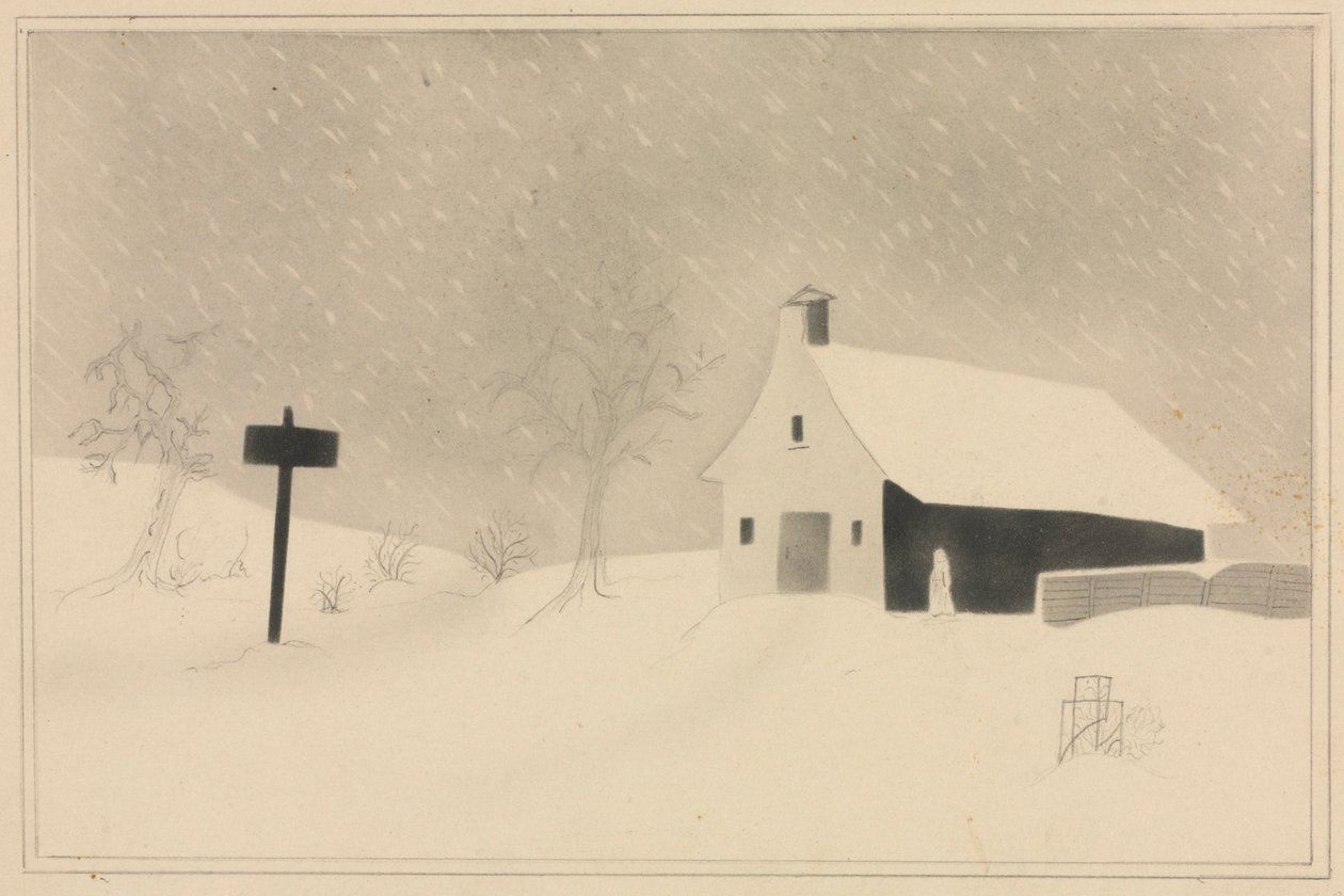 Tempesta di neve in Vermont da Mary Altha Nims