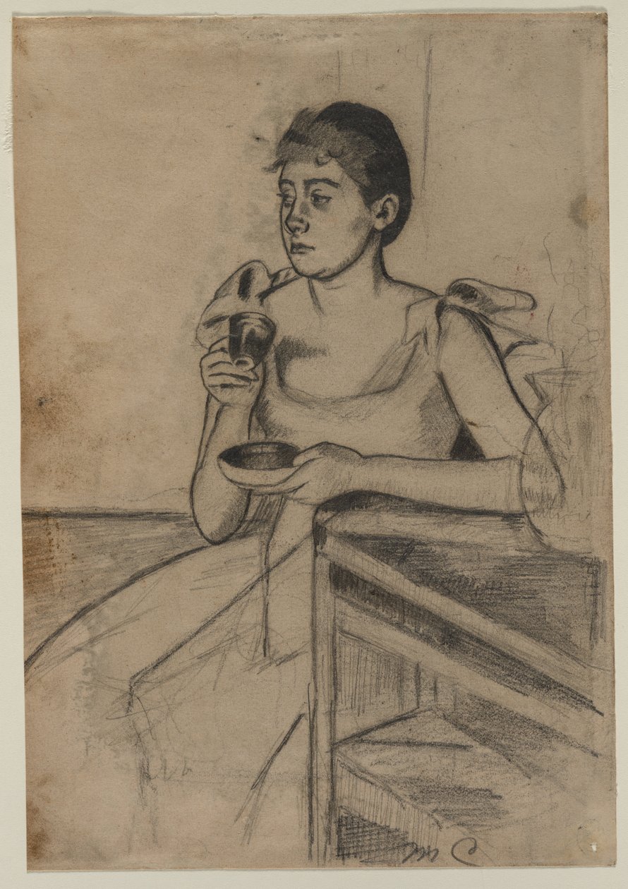 Caffè dopo cena (recto) da Mary Cassatt