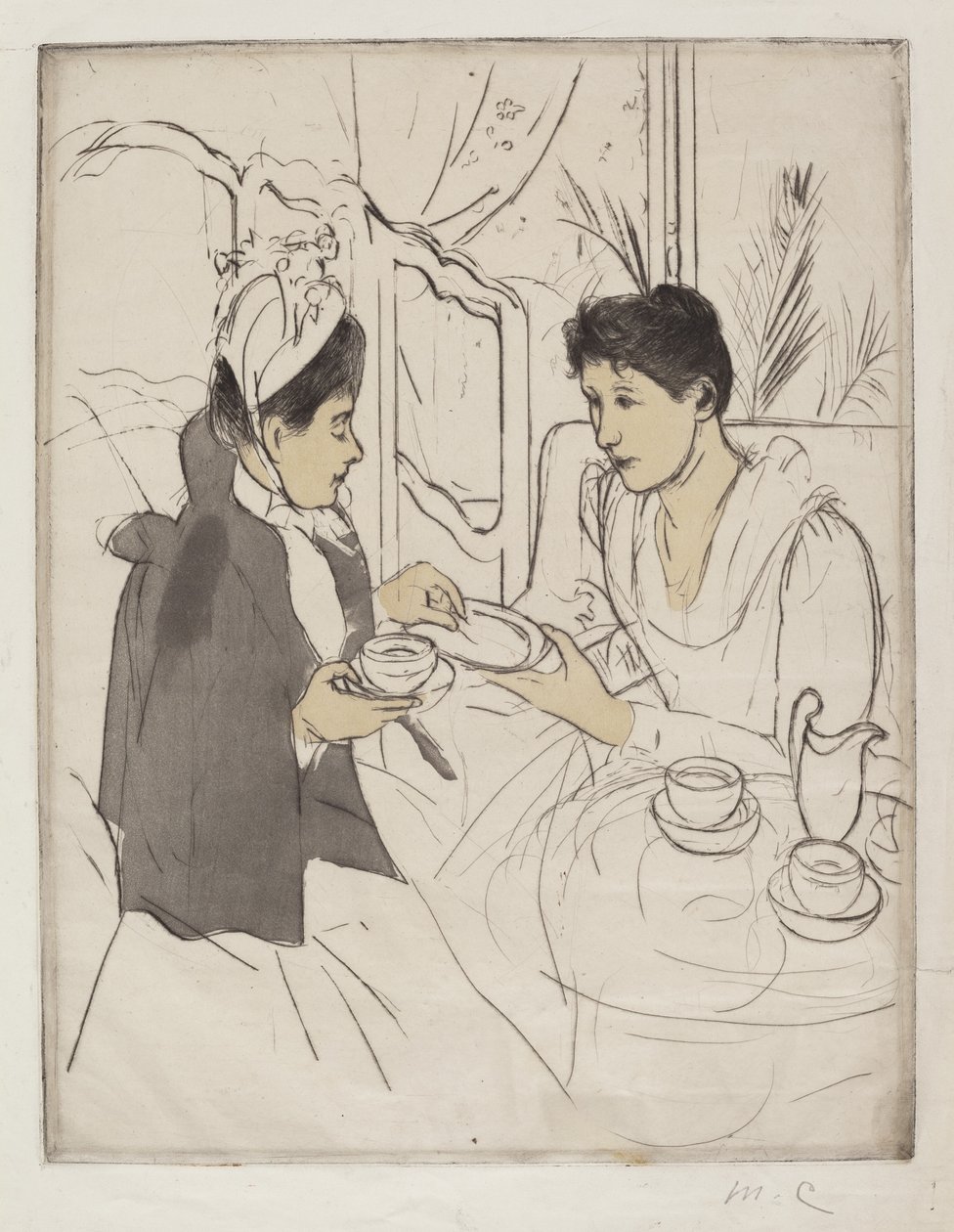 Festa del tè pomeridiana da Mary Cassatt