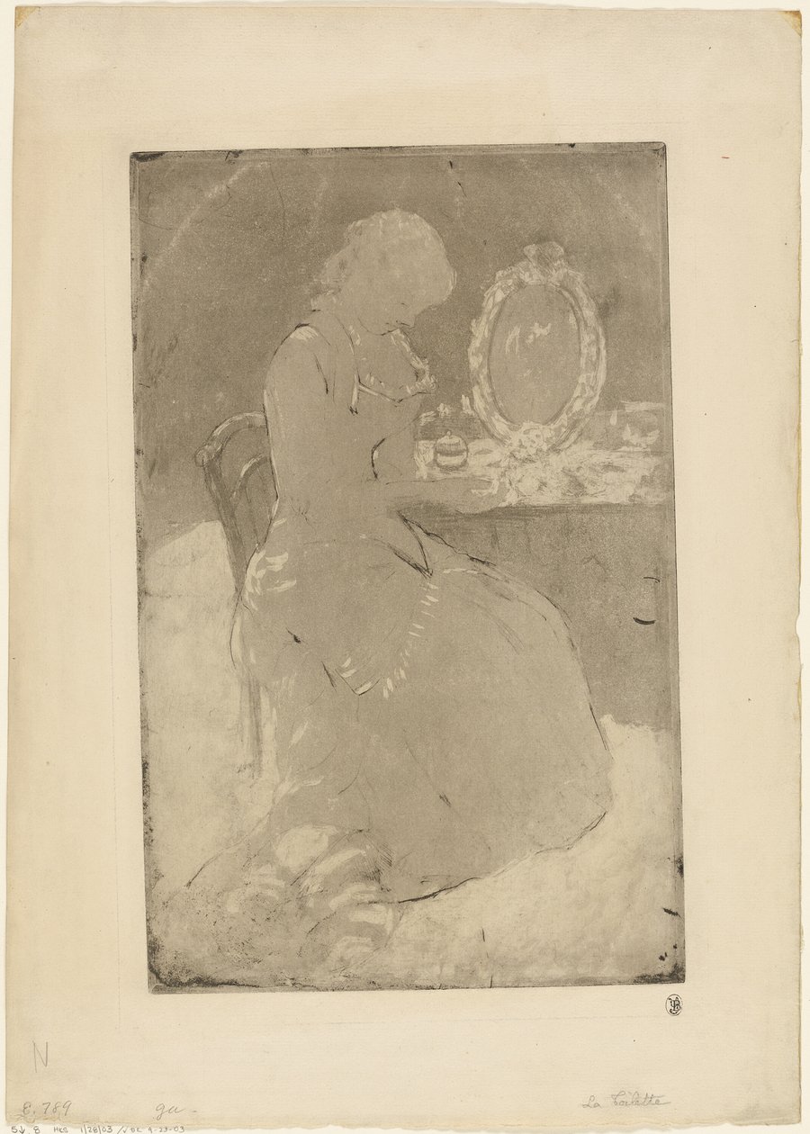 Alla Toeletta da Mary Cassatt