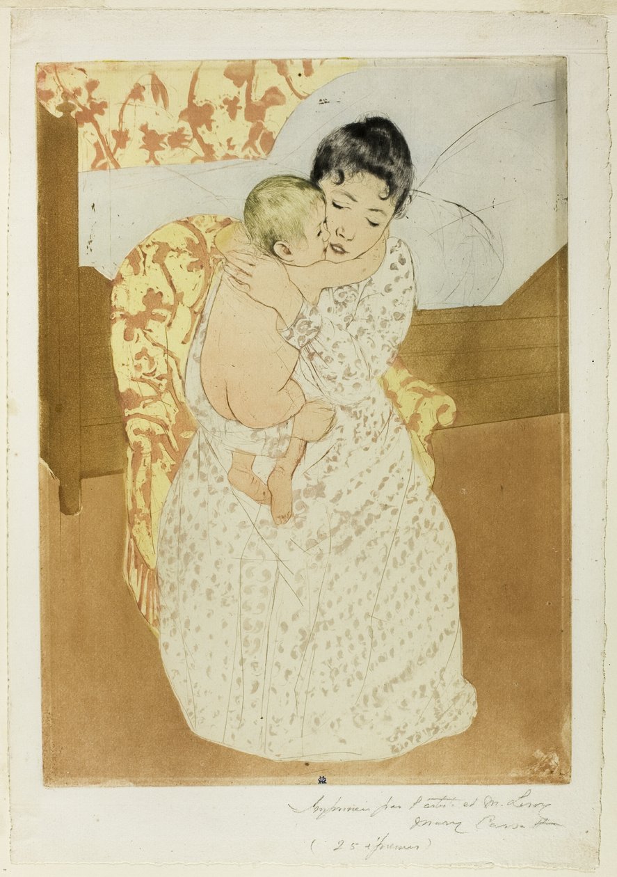 Carezza materna da Mary Cassatt