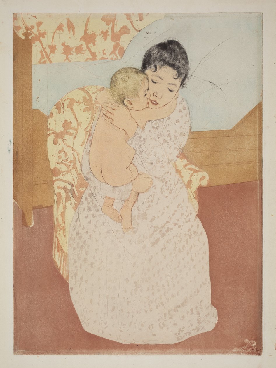 Carezza materna da Mary Cassatt