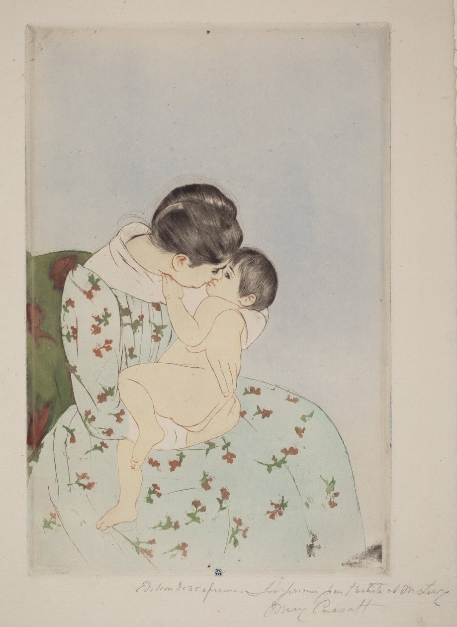 Il bacio della mamma da Mary Cassatt