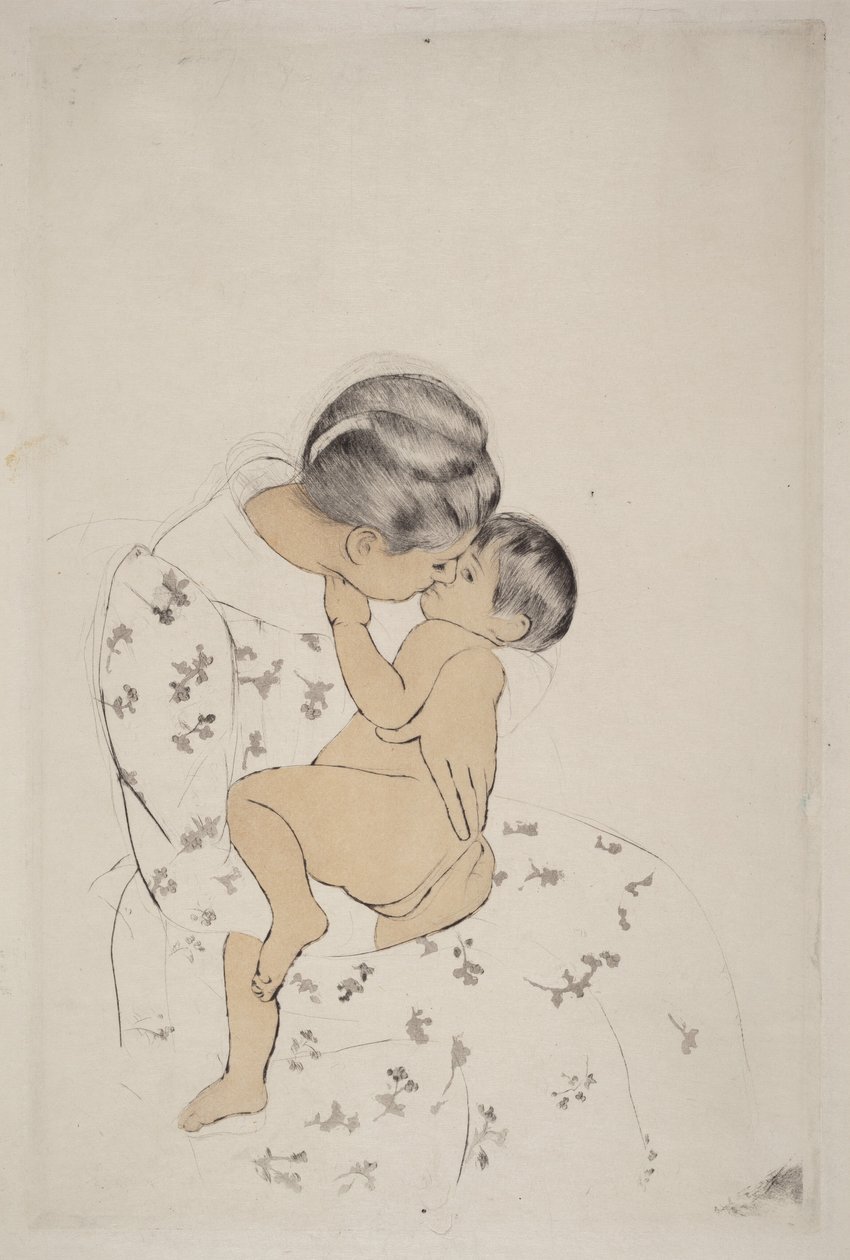 Il bacio della madre da Mary Cassatt