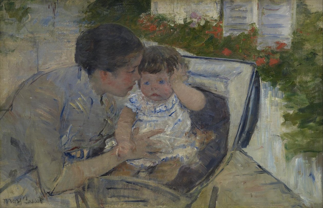 Susan che consola il bambino da Mary Cassatt