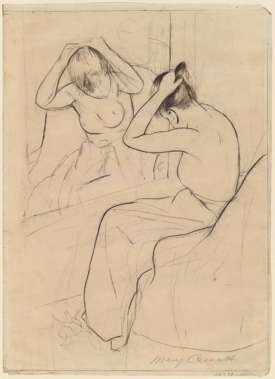 La Coiffure, 1891 da Mary Cassatt