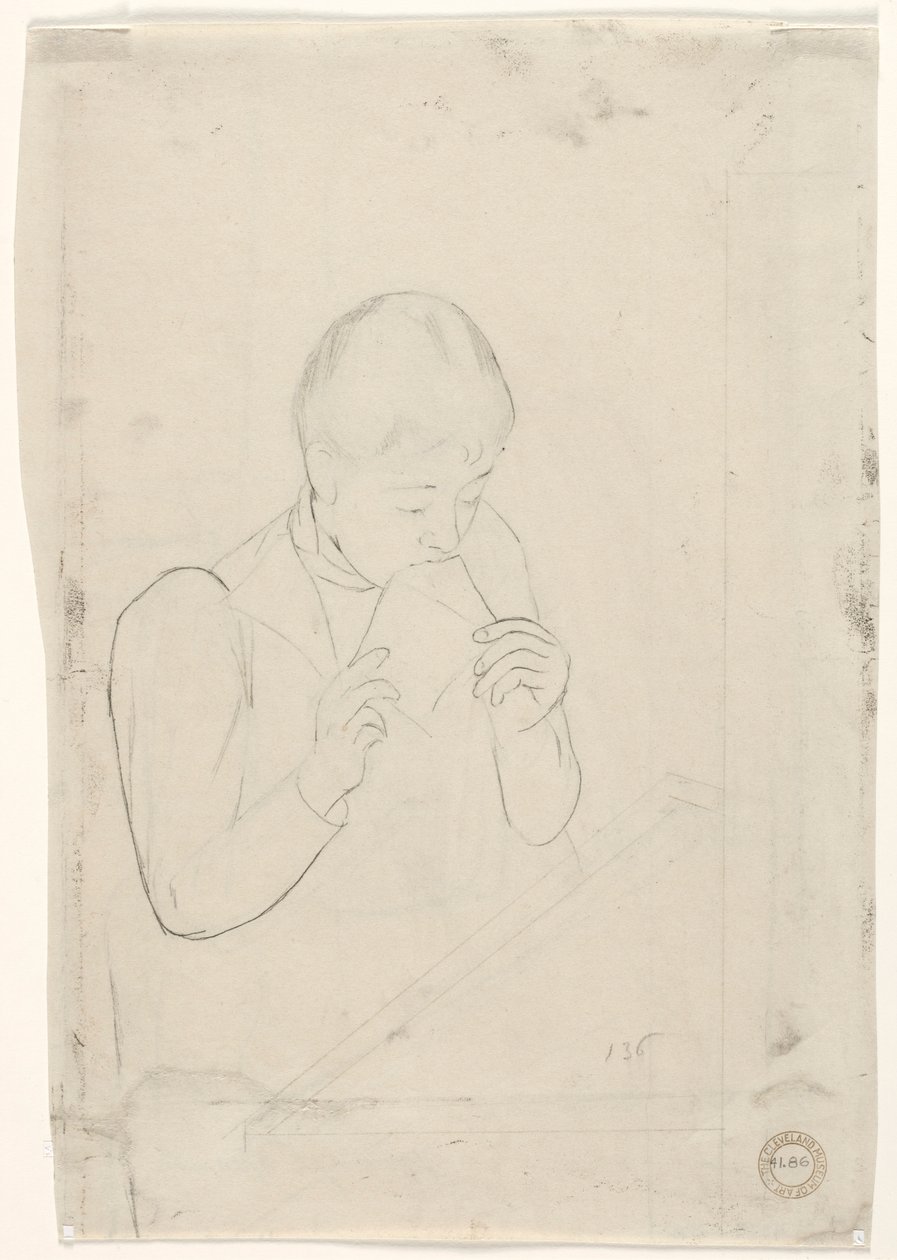 La lettera verso, 1890-1891 da Mary Cassatt