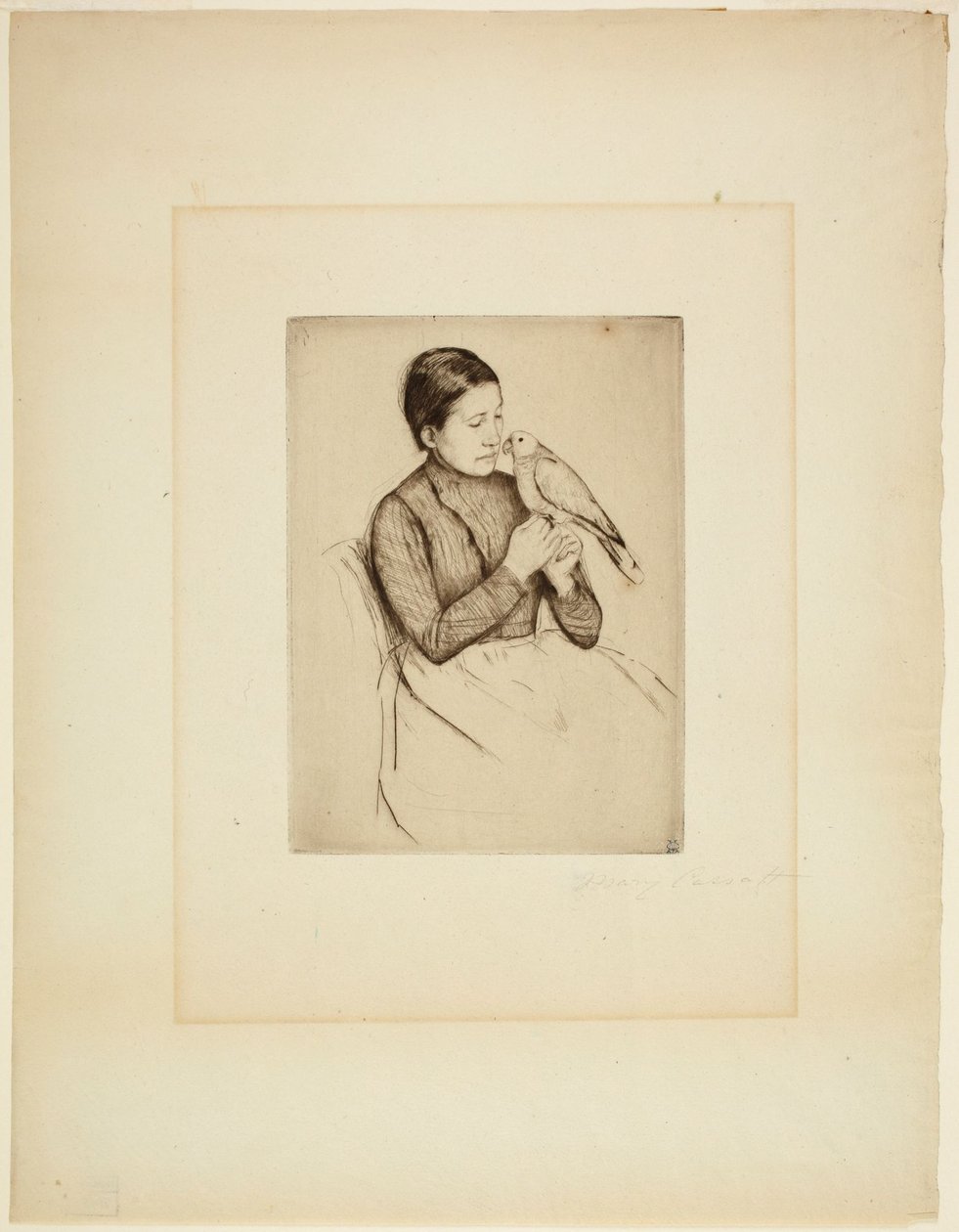 Il pappagallo da Mary Cassatt
