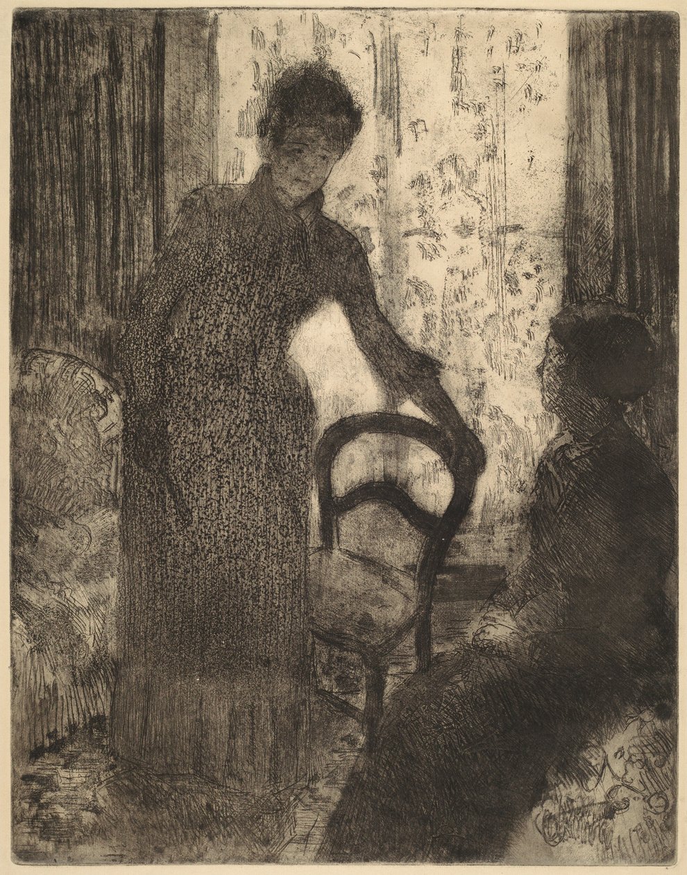 Il visitatore da Mary Cassatt