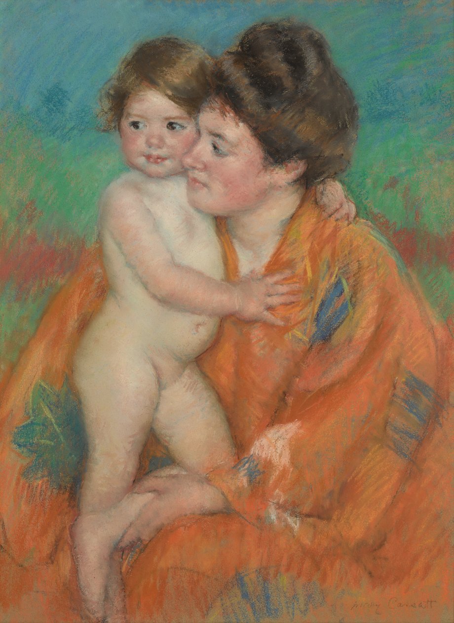Donna con bambino da Mary Cassatt