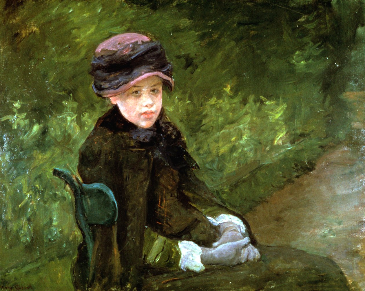 Giovane donna nel parco, c1880 da Mary Cassatt