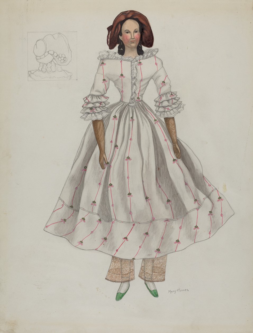 Bambola, c. 1936 da Mary E Humes