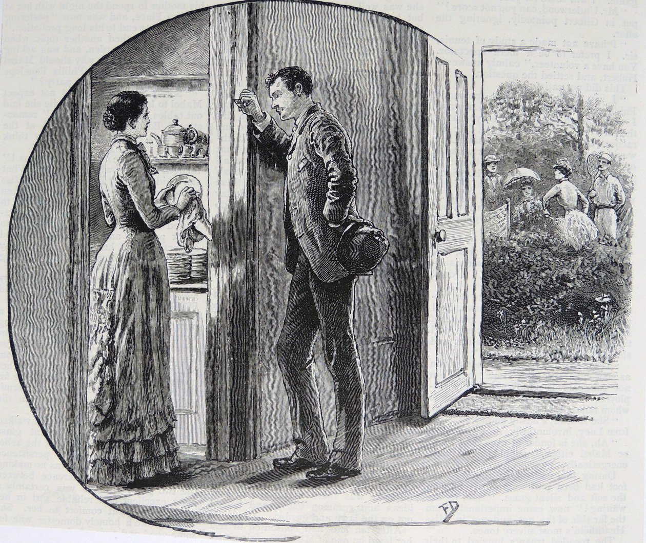 Illustrazione della casalinga da Mary Ellen Edwards