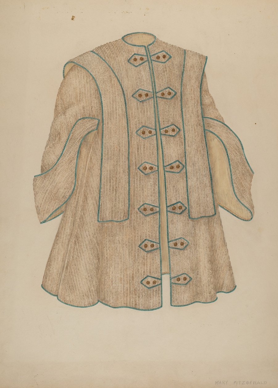 Mantello da sera, c. 1940 da Mary Fitzgerald