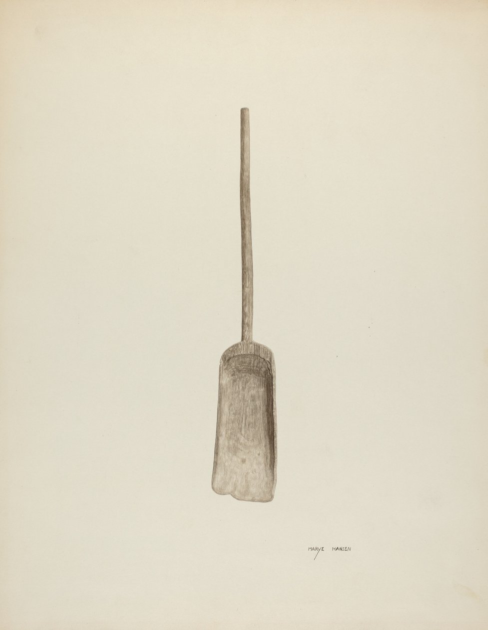 Pala per il grano, c. 1940 da Mary Hansen