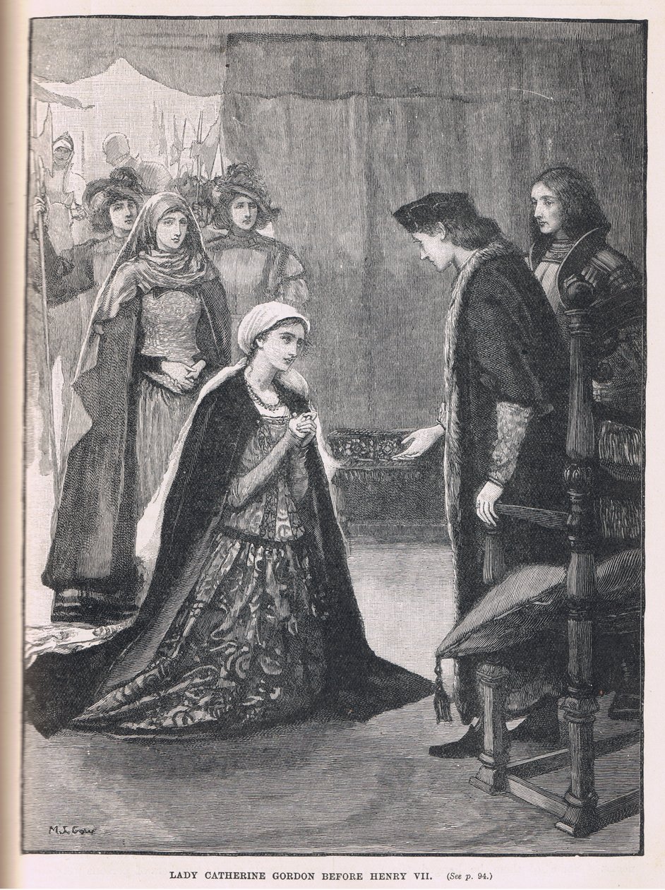 Lady Catherine Gordon davanti a Enrico VII 1497 da Mary L. Gow