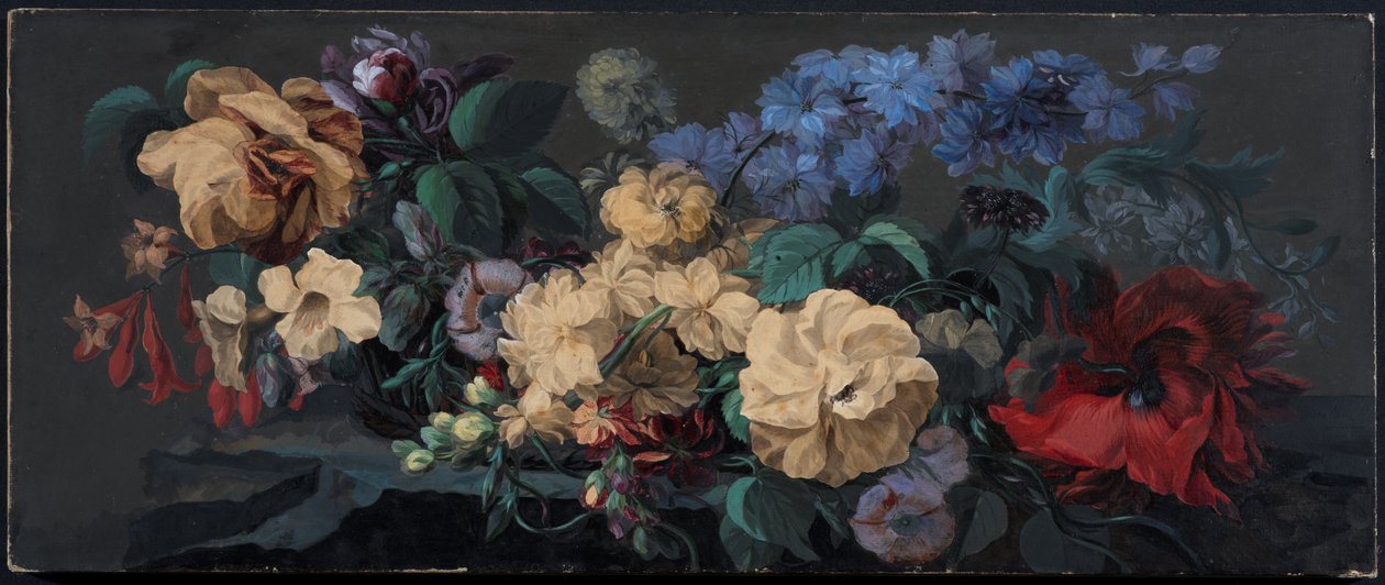 Fiori estivi su un cornicione da Mary Moser