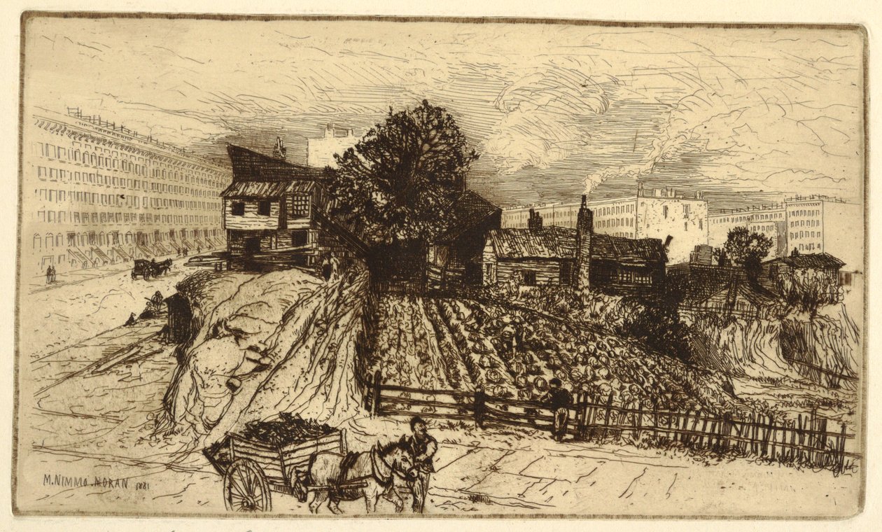 Una fattoria urbana, New York da Mary Nimmo Moran