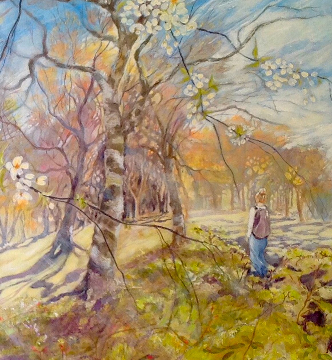 Passeggiata primaverile sotto i fiori da Mary Smith
