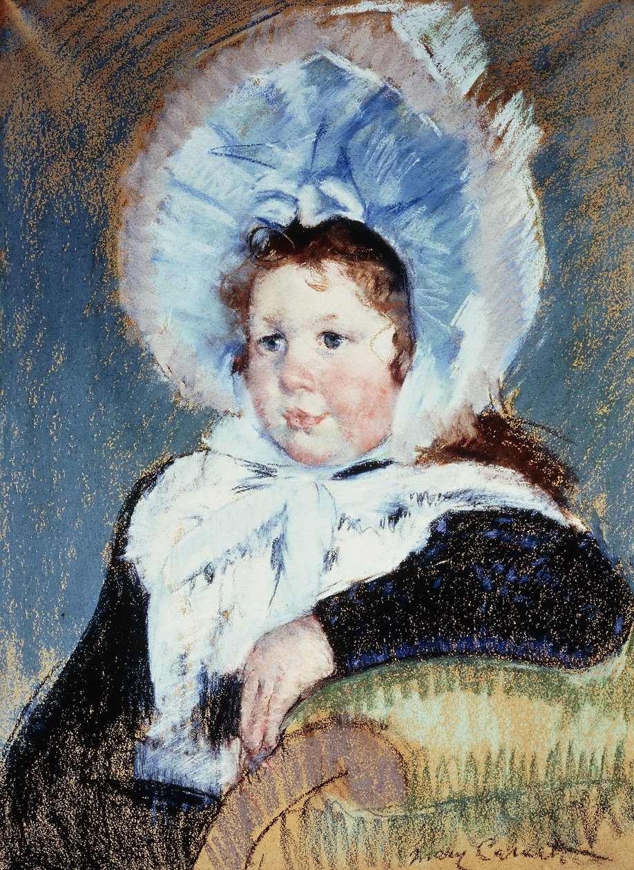 Dorothy con un cappello molto grande e un cappotto scuro, c.1904 da Mary Cassatt