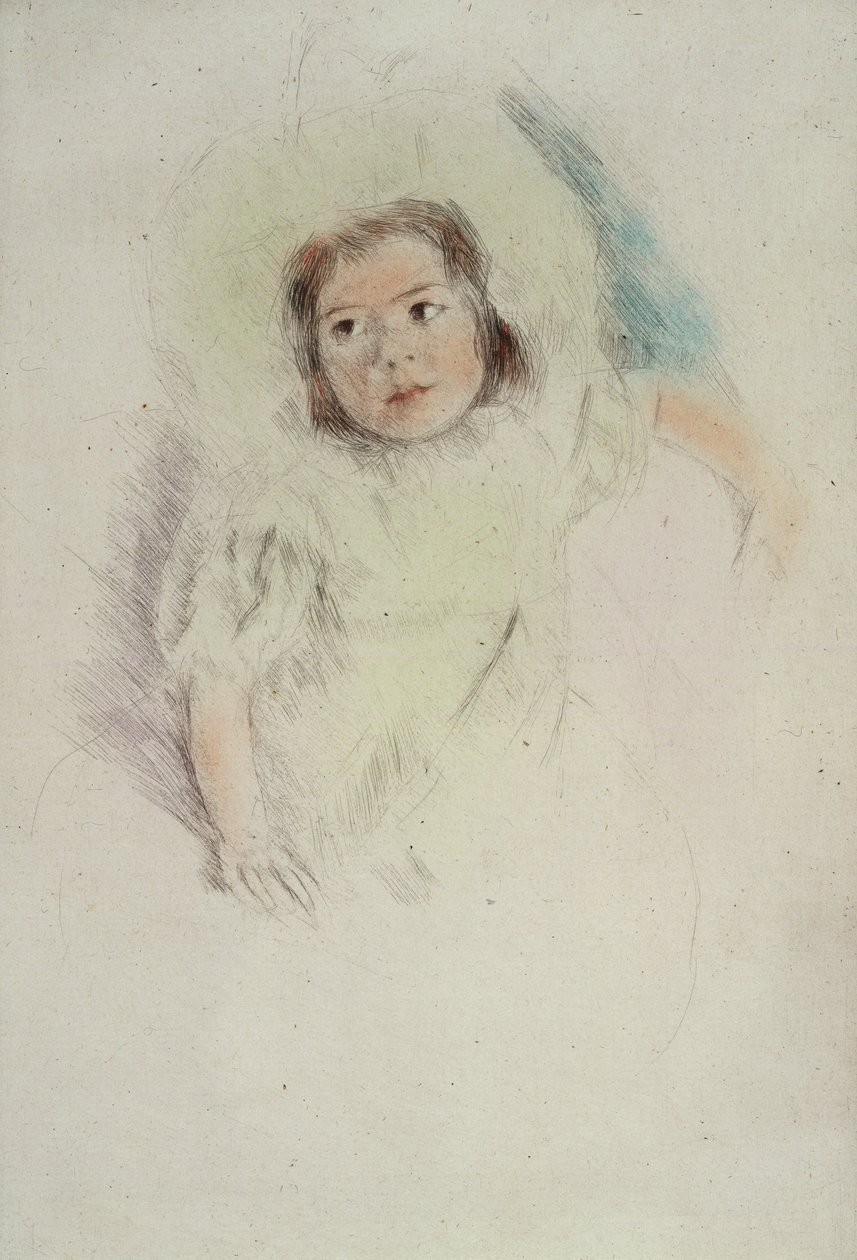 Margot con un Cappello da Mary Stevenson Cassatt