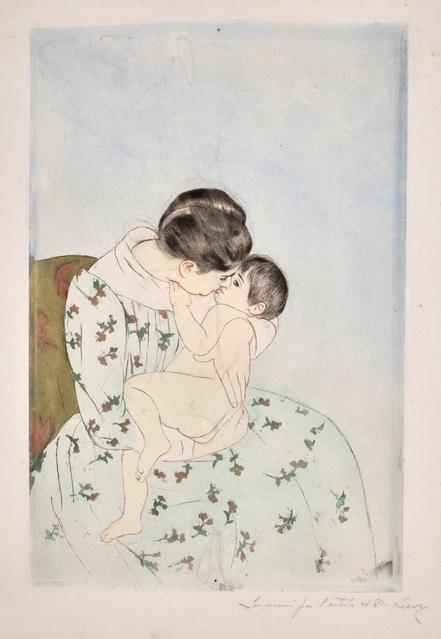 Il bacio della madre da Mary Stevenson Cassatt