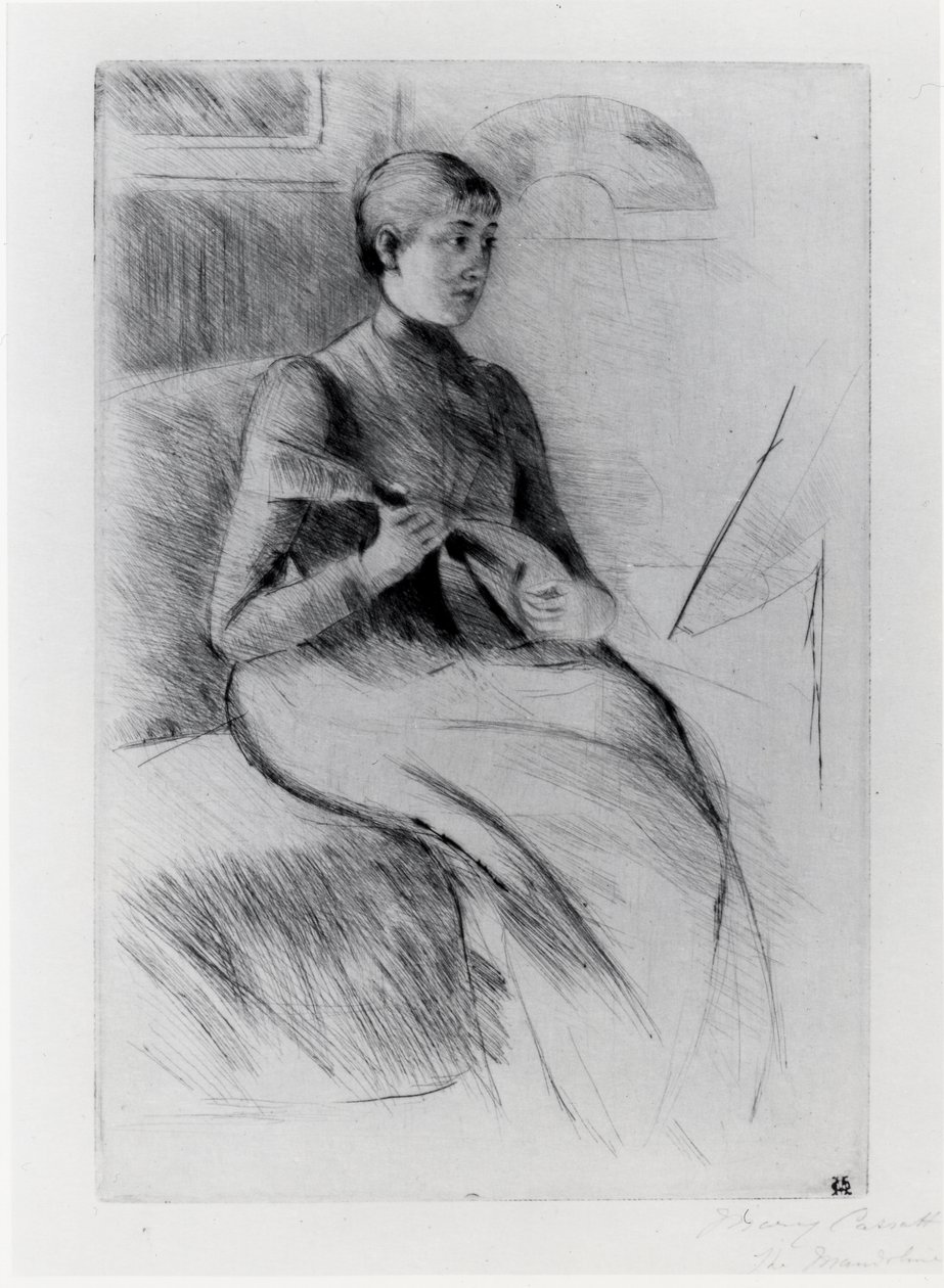 Il suonatore di mandolino da Mary Stevenson Cassatt