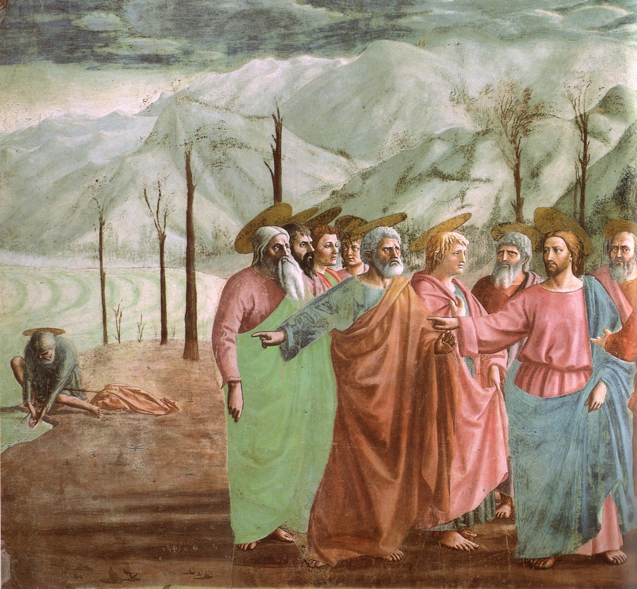 Moneta nella bocca del pesce da Masaccio