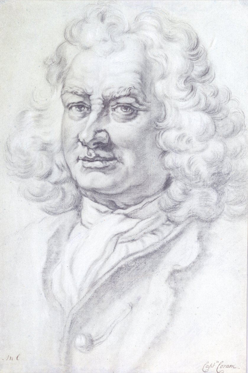Ritratto del capitano Thomas Coram, 1768 da Mason Chamberlin