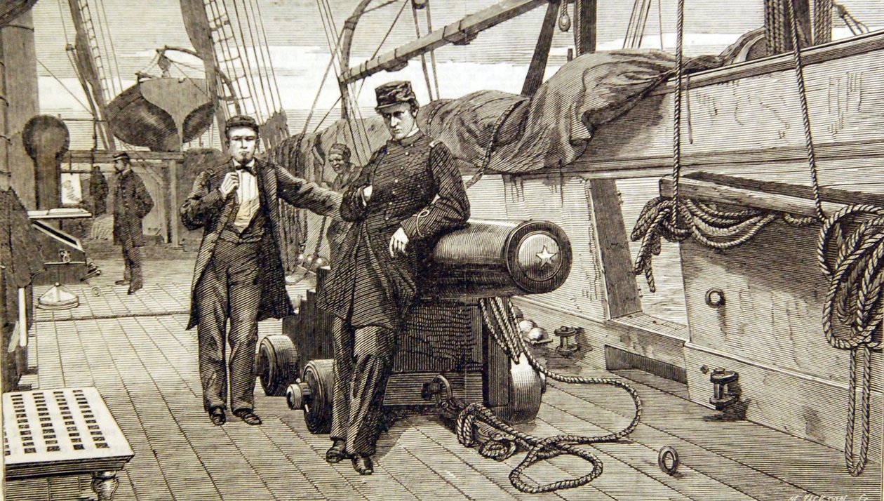 Segretario del capitano Semmes.  Mr. Bullock, Maestro da Mason Jackson