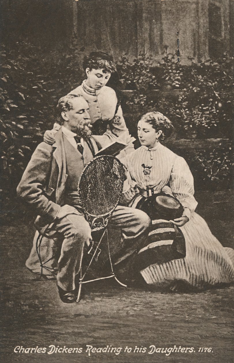 Charles Dickens che legge alle sue figlie da Mason and Co.