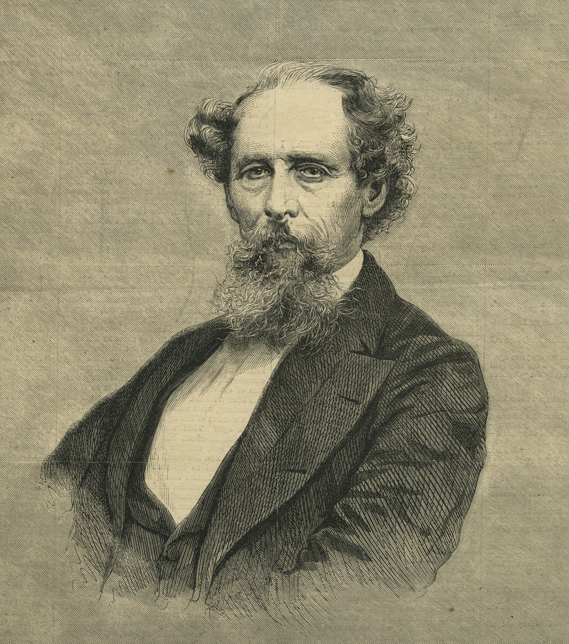 Charles Dickens, per Harpers Weekly da Mason and Co.
