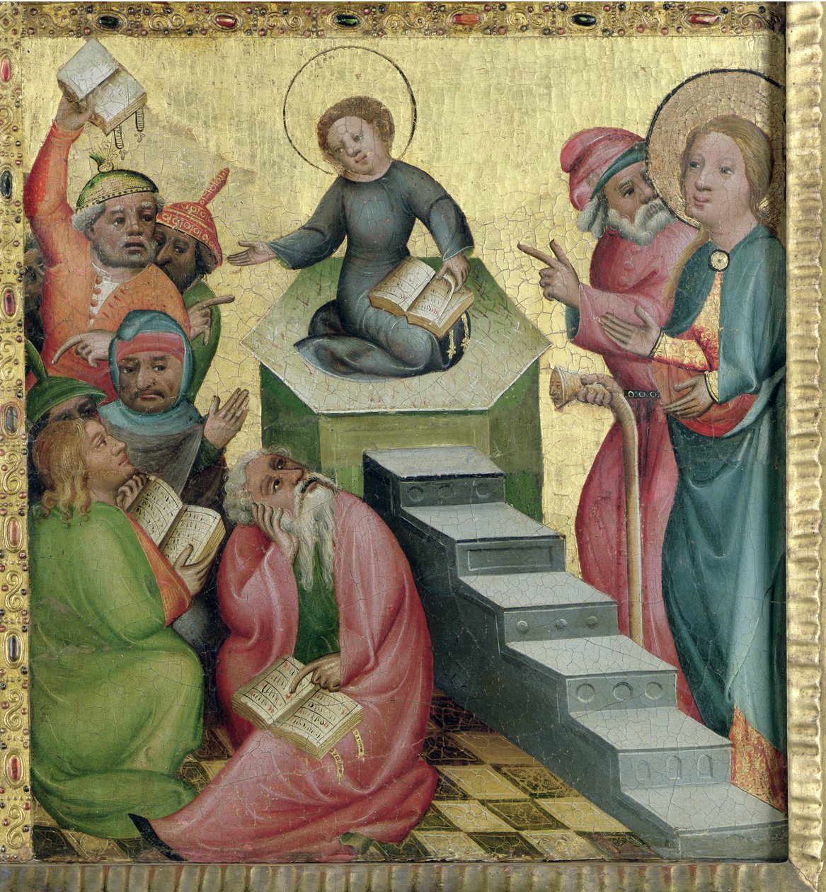 Disputa con i dottori, 140010 da Master Bertram of Minden