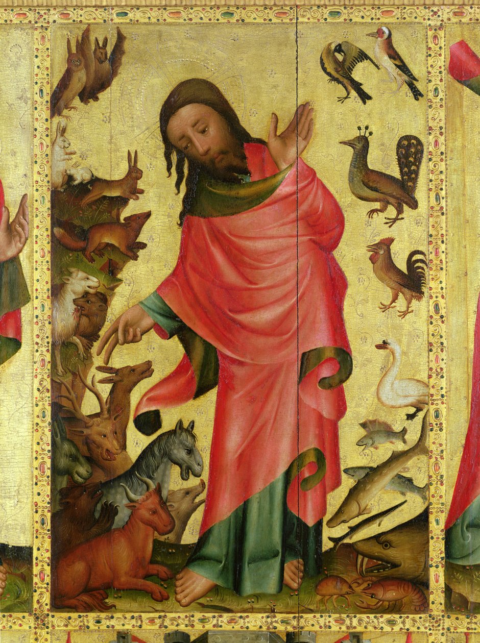 La Creazione degli Animali, dettaglio dall