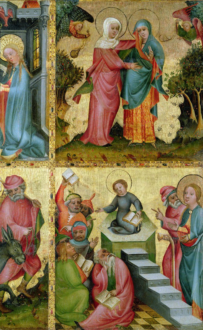 La Visitazione e la Disputa con i Dottori, dall