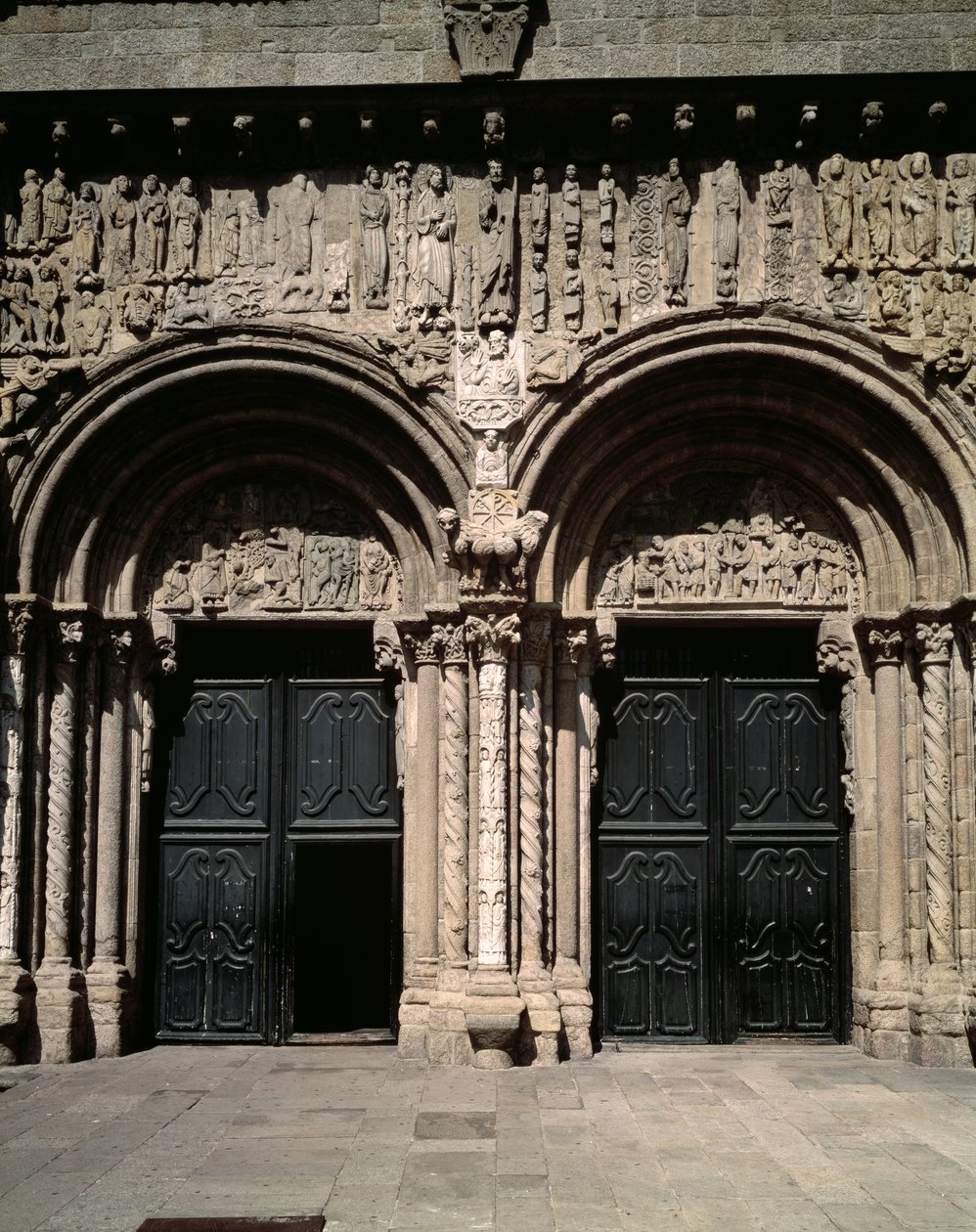 Veduta del Portico de las Platerias da Master Mateo
