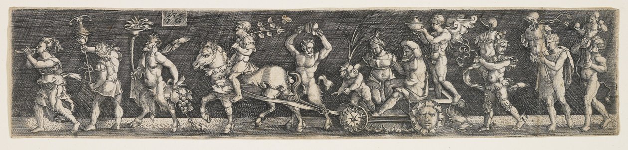 Trionfo di Bacco, 1534 da Master V. G.