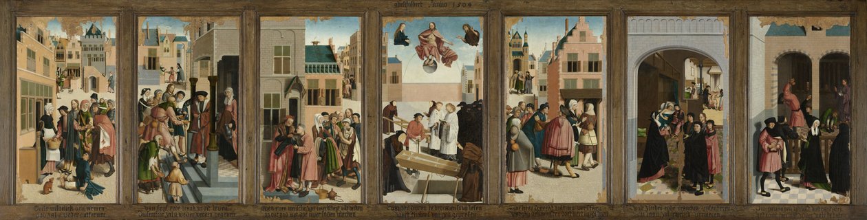 Le Sette Opere di Misericordia, 1504 da Master of Alkmaar