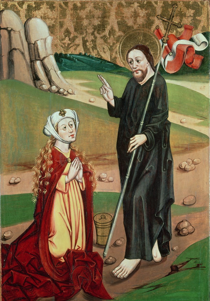 Cristo appare a Maria Maddalena da Master of Janosret