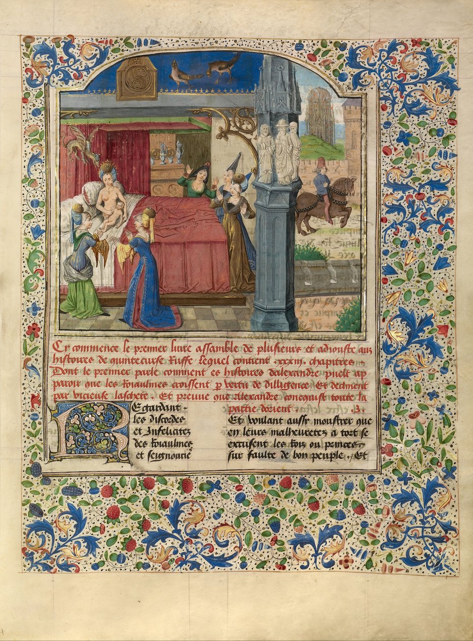 Libro delle gesta di Alessandro Magno da Master of Jardin