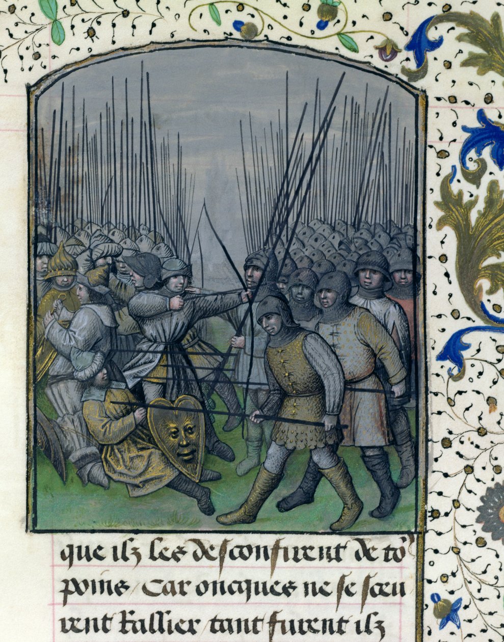 Ms 659 f.245 r. La battaglia di Granada nel 1343, 1477 da Master of Mary of Burgundy