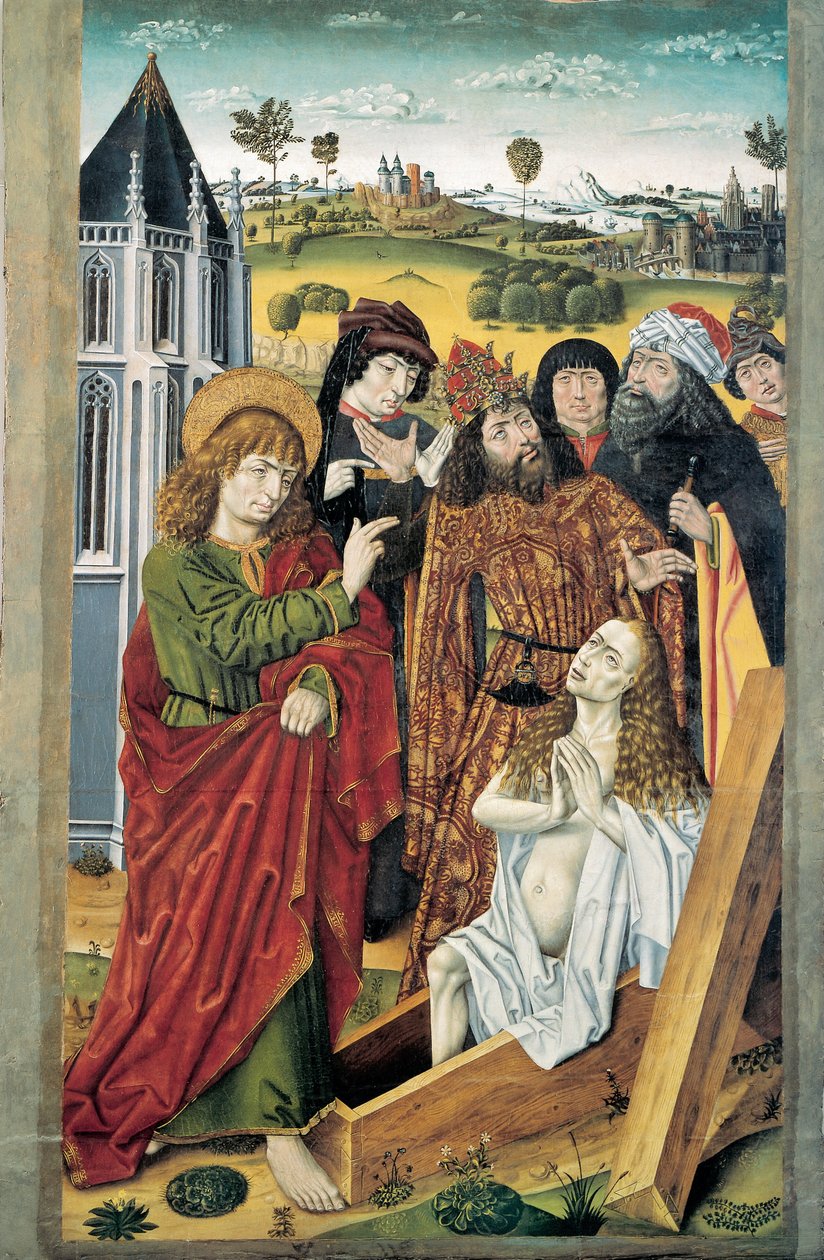 La resurrezione di Drusiana da Master of Saint Nicholas