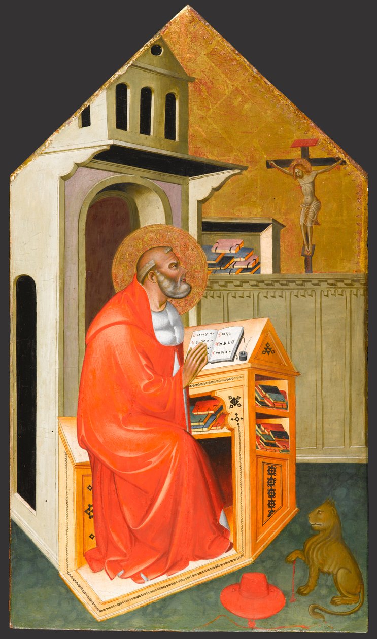 San Girolamo nel suo studio, c.1390-1400 da Master of San Jacopo a Mucciana
