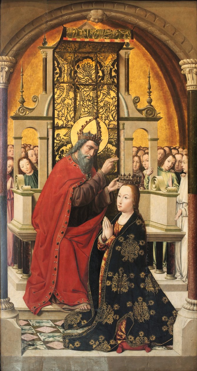 Incoronazione della Vergine da Master of Santa Clara de Palencia