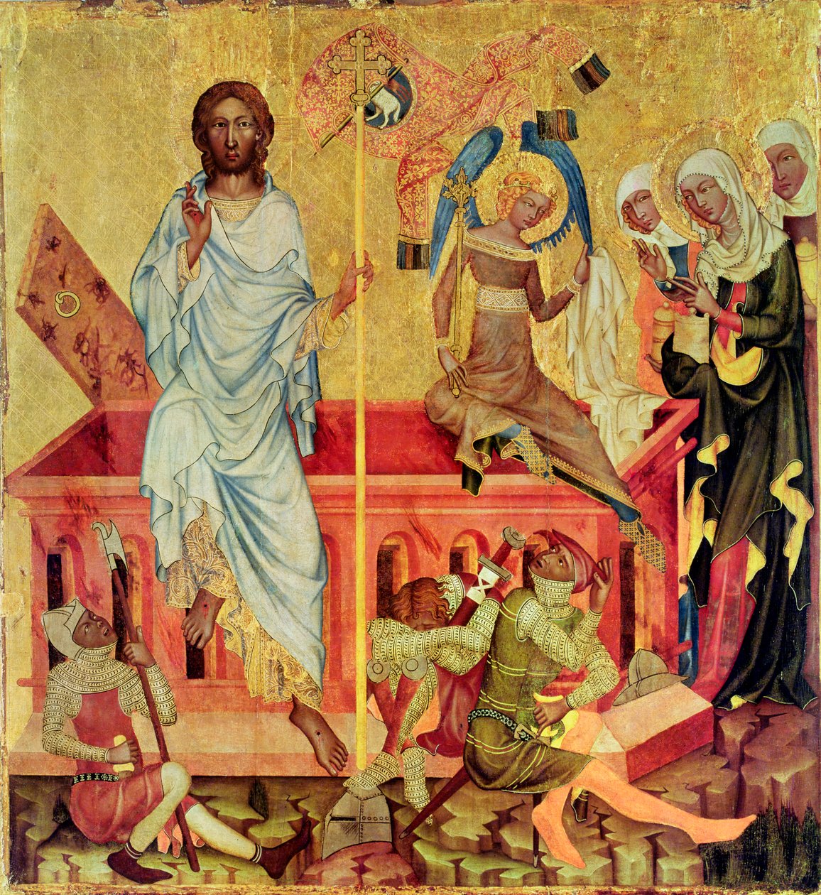 Resurrezione di Cristo, c.1350 da Master of the Cycle of Vyssi Brod