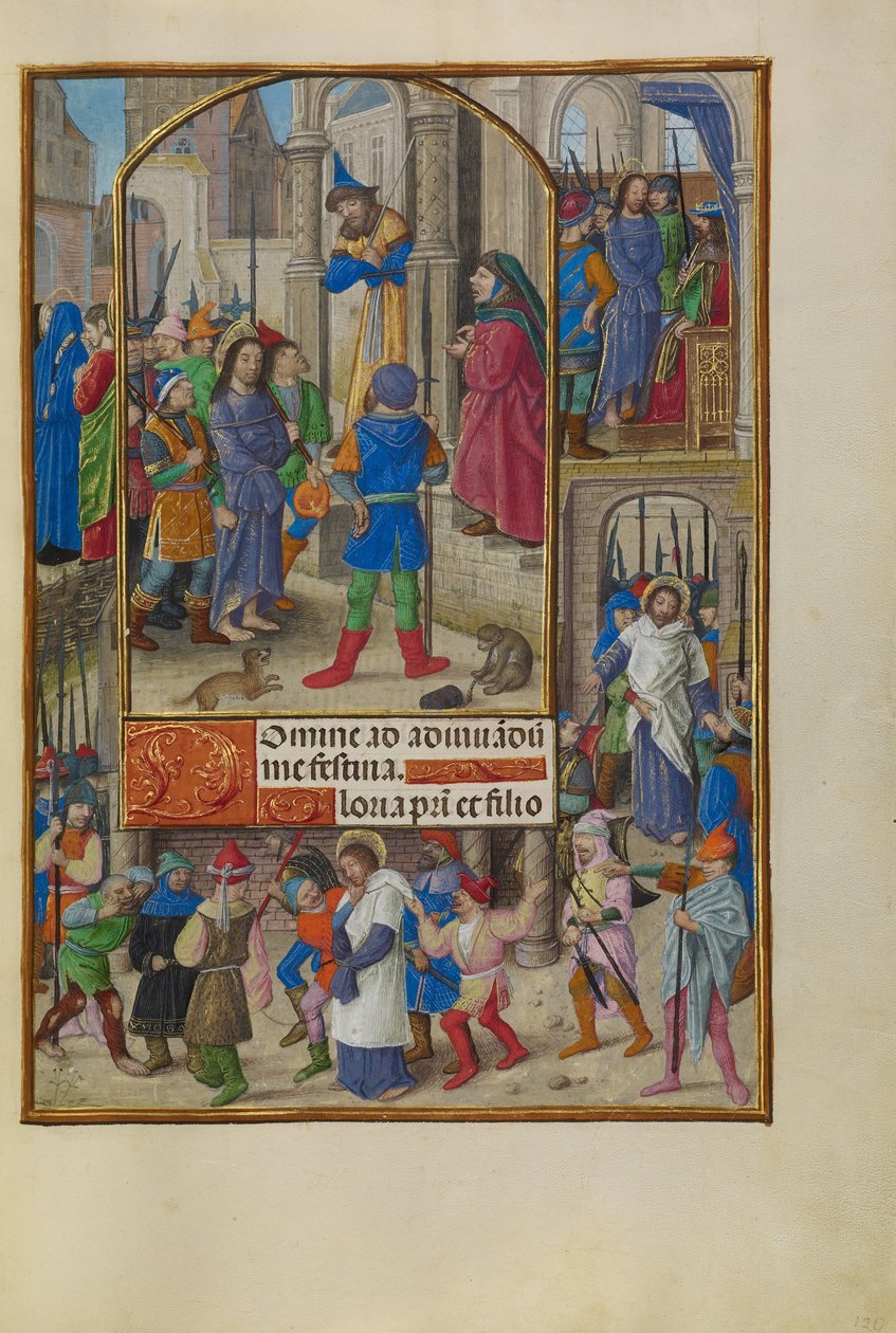 Cristo davanti a Caifa da Master of the Dresden Prayer Book